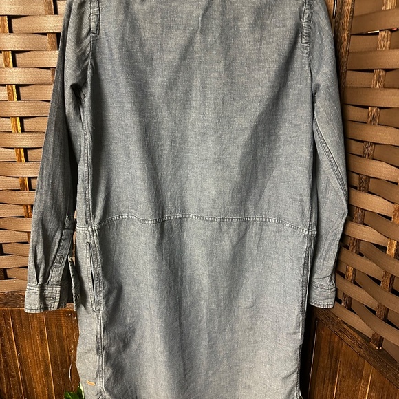 Denim Shirt Dress Roots - Picture 3 of 10